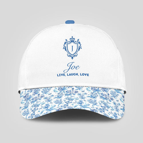 Live Laugh Love Flowers Pattern Cap JOE 13K1 C109PF