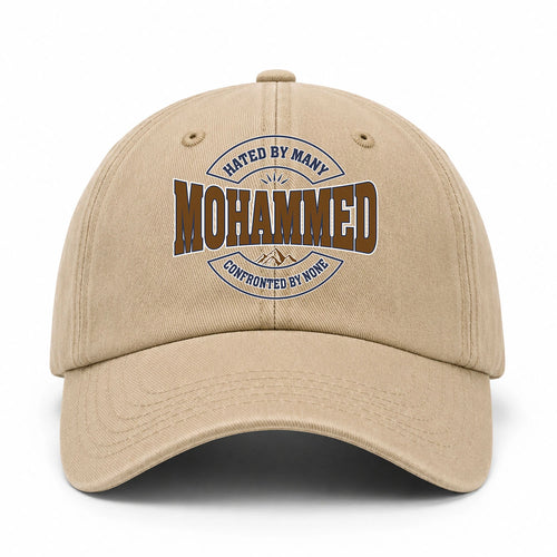 Hated By Many Confronted By None Washed Cap MOHAMMED 13K1 C36PF
