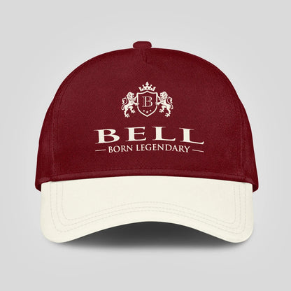 Born Legendary Burgundy And Beige Cap BELL 13K1 C181PF