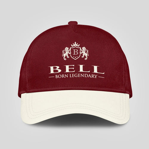 Born Legendary Burgundy And Beige Cap BELL 13K1 C181PF