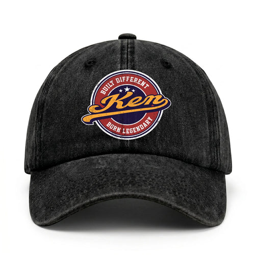 Built Different Born Legendary Logo Washed Cap KEN 13K1 C65PF