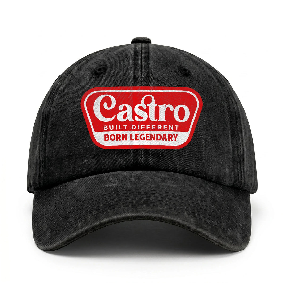 Built Different Born Legendary Red Logo Washed Cap CASTRO 13K1 C63PF