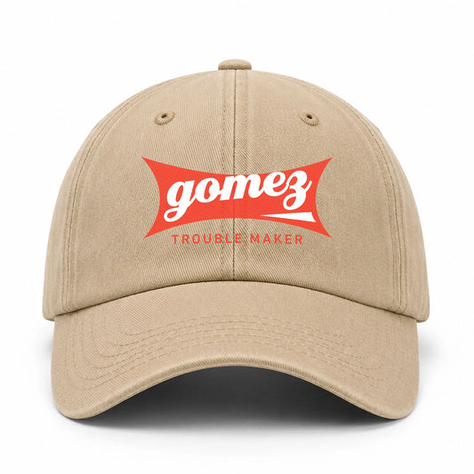 Trouble Maker Red Logo Washed Cap GOMEZ 13K1 C78PF