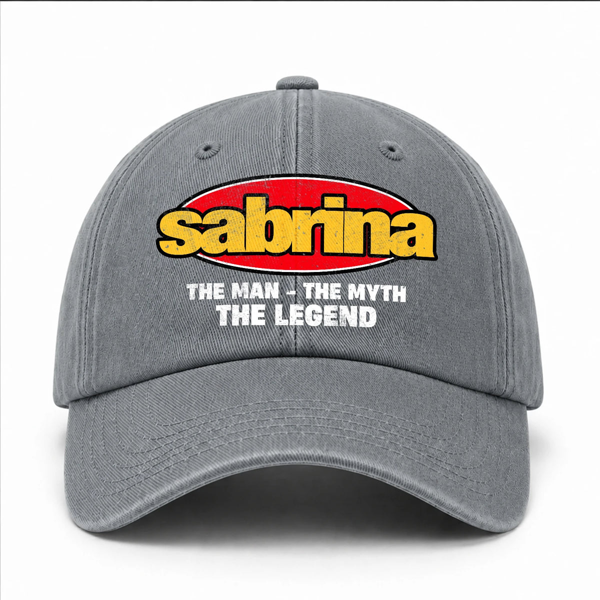 The Man The Myth The Legend Vintage Logo Washed Cap SABRINA 13K1 C162PF