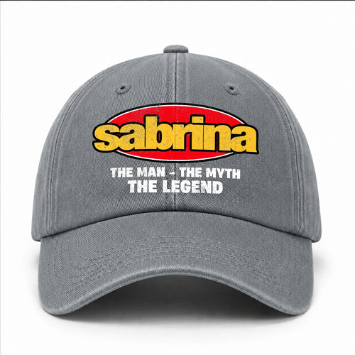 The Man The Myth The Legend Vintage Logo Washed Cap SABRINA 13K1 C162PF
