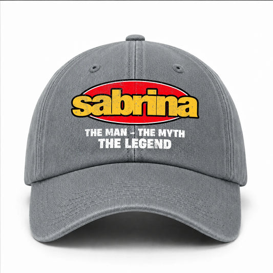 The Man The Myth The Legend Vintage Logo Washed Cap SABRINA 13K1 C162PF