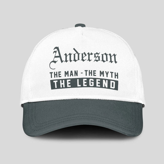 The Man The Myth The Legend Luxury Cap ANDERSON 13K1 C39PF
