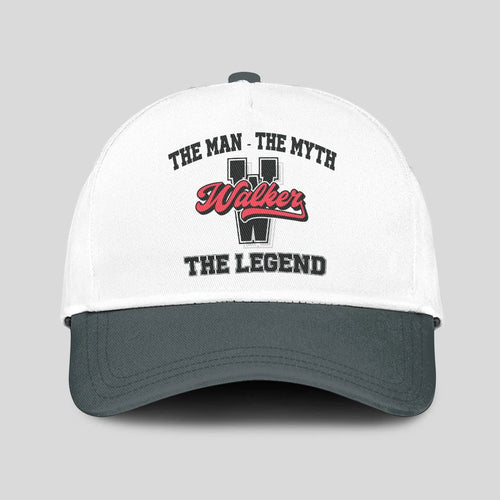 The Man The Myth The Legend Custom Initial Letter And Name Cap WALKER 13K1 C38PF