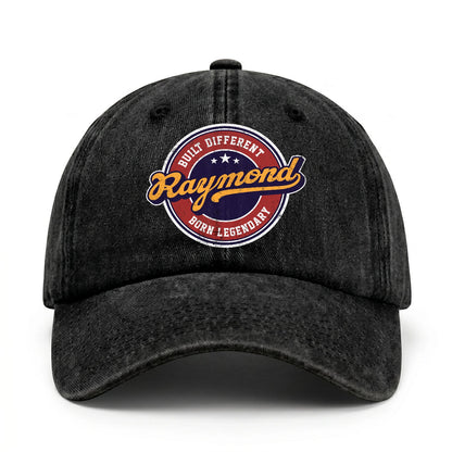 Built Different Born Legendary Logo Washed Cap RAYMOND 13K1 C65PF