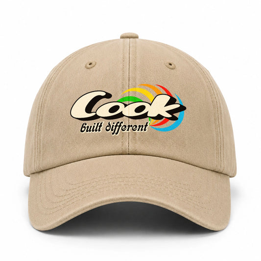 Your Name Built Different Retro Washed Cap COOK 13K1 C55PF