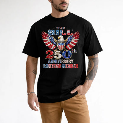 BETTY 13K1-523 Personalized "Team...Lifetime Member" America 250 Design
