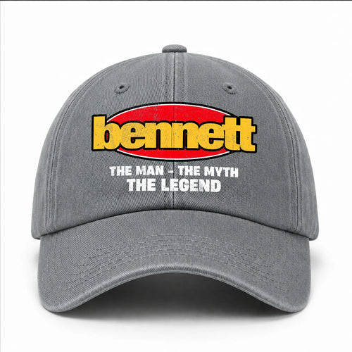 The Man The Myth The Legend Vintage Logo Washed Cap BENNETT 13K1 C162PF