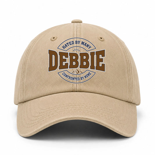 Hated By Many Confronted By None Washed Cap DEBBIE 13K1 C36PF