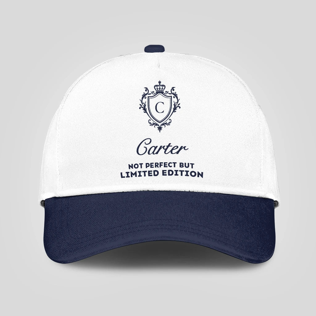 Not Perfect But Limited Edition Blue And White Luxury Cap CARTER 13K1 C151PF