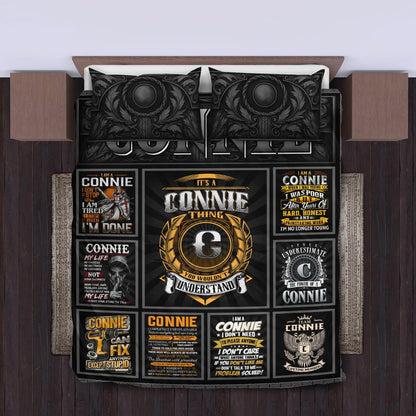 CONNIE Limited Edition Personalized Bedding Set 13K1-BS2