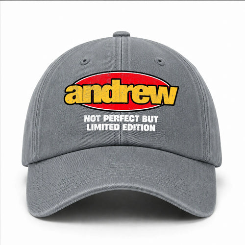 Your Name Not Perfect But Limited Edition Red Logo Washed Cap ANDREW 13K1 C84PF