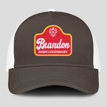 Born Legendary Charcoal Mesh Cap BRANDON 13K1 C196PF