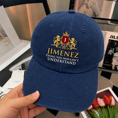 It's A Your Name Thing You Wouldn't Understand Royal Blue Washed Cap JIMENEZ 13K1 C184PF