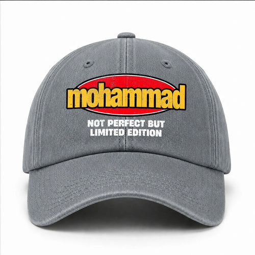 Your Name Not Perfect But Limited Edition Red Logo Washed Cap MOHAMMAD 13K1 C84PF