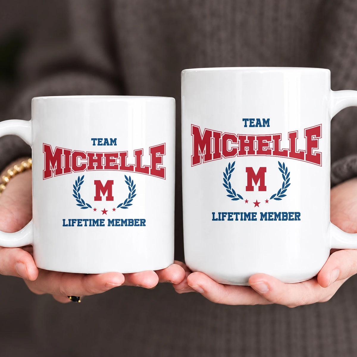 Team Your Name Lifetime Member Sporty Mug MICHELLE 13K1 MG09