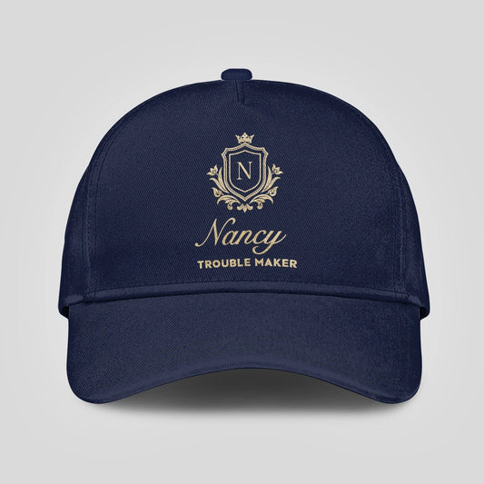 Trouble Maker Golden Logo Navy Cap NANCY 13K1 C155PF
