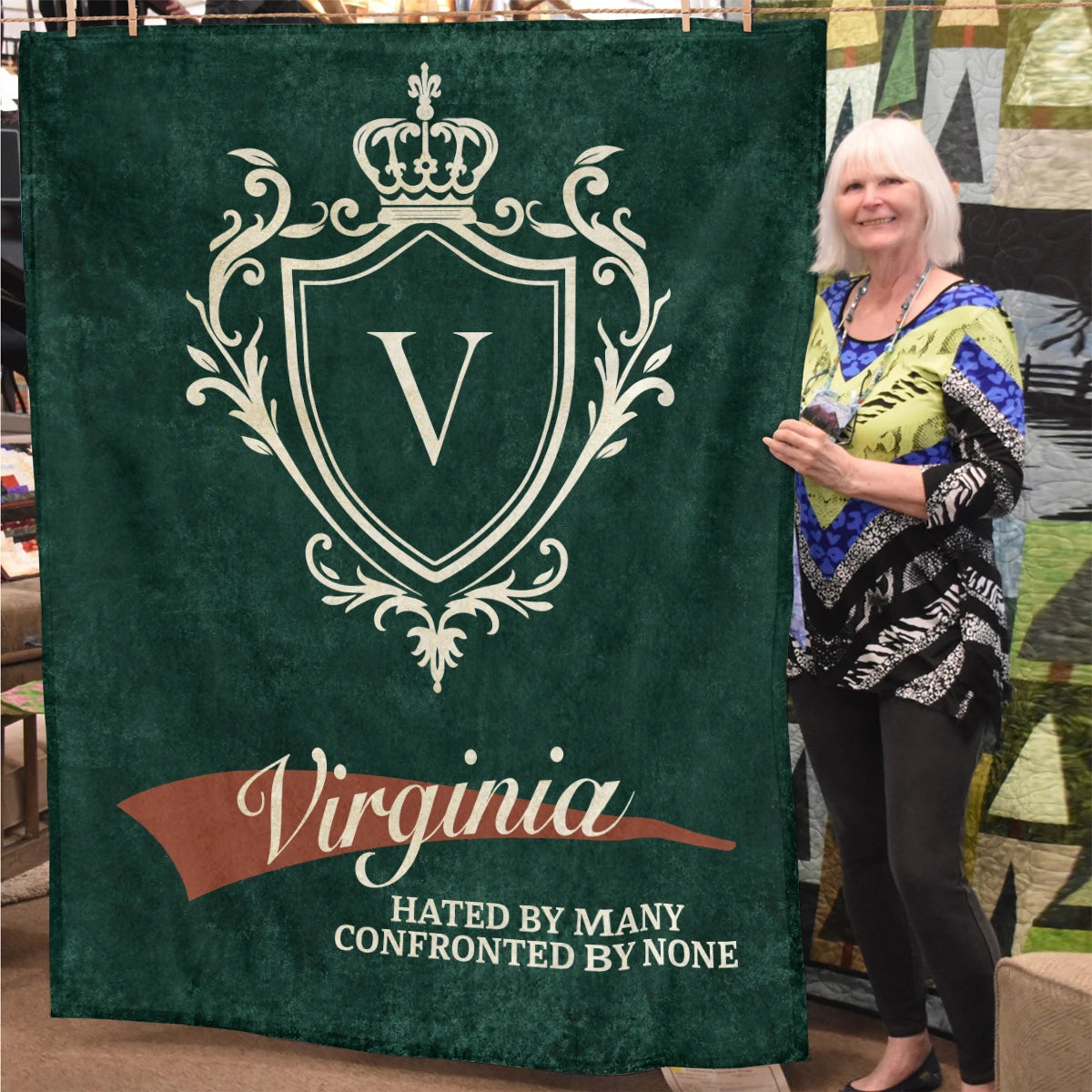 Hated by Many Confronted by None Old Money Blanket VIRGINIA 13K1 BK19