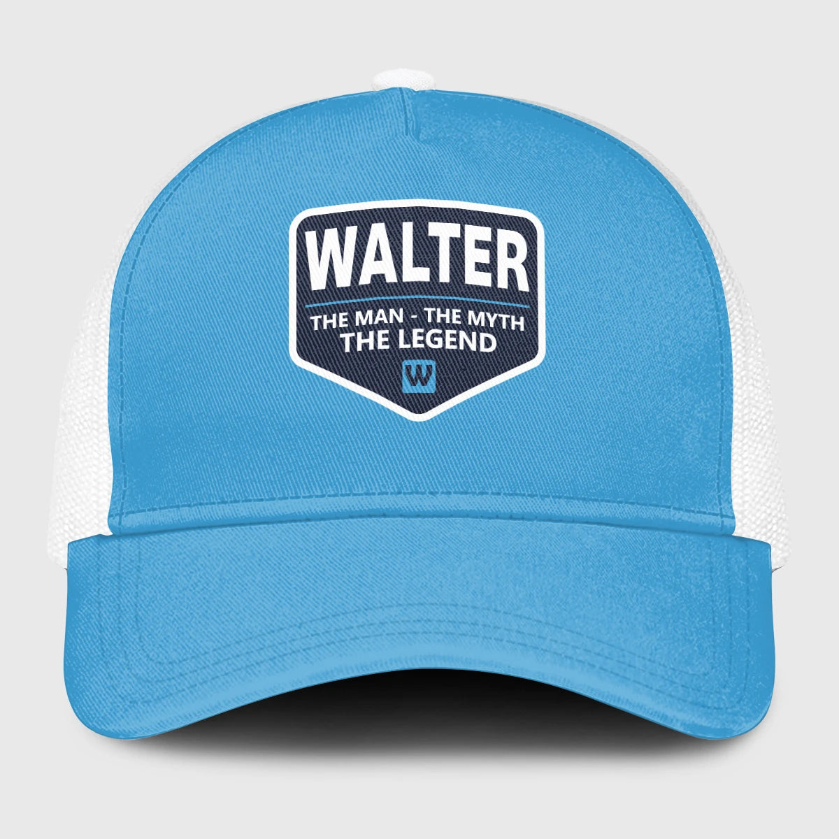 The Man The Myth The Legend Light Blue Mesh Cap WALTER 13K1 C190PF