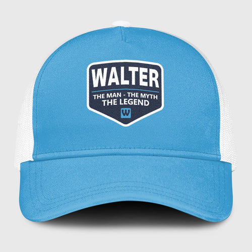 The Man The Myth The Legend Light Blue Mesh Cap WALTER 13K1 C190PF