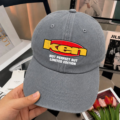 Your Name Not Perfect But Limited Edition Red Logo Washed Cap KEN 13K1 C84PF