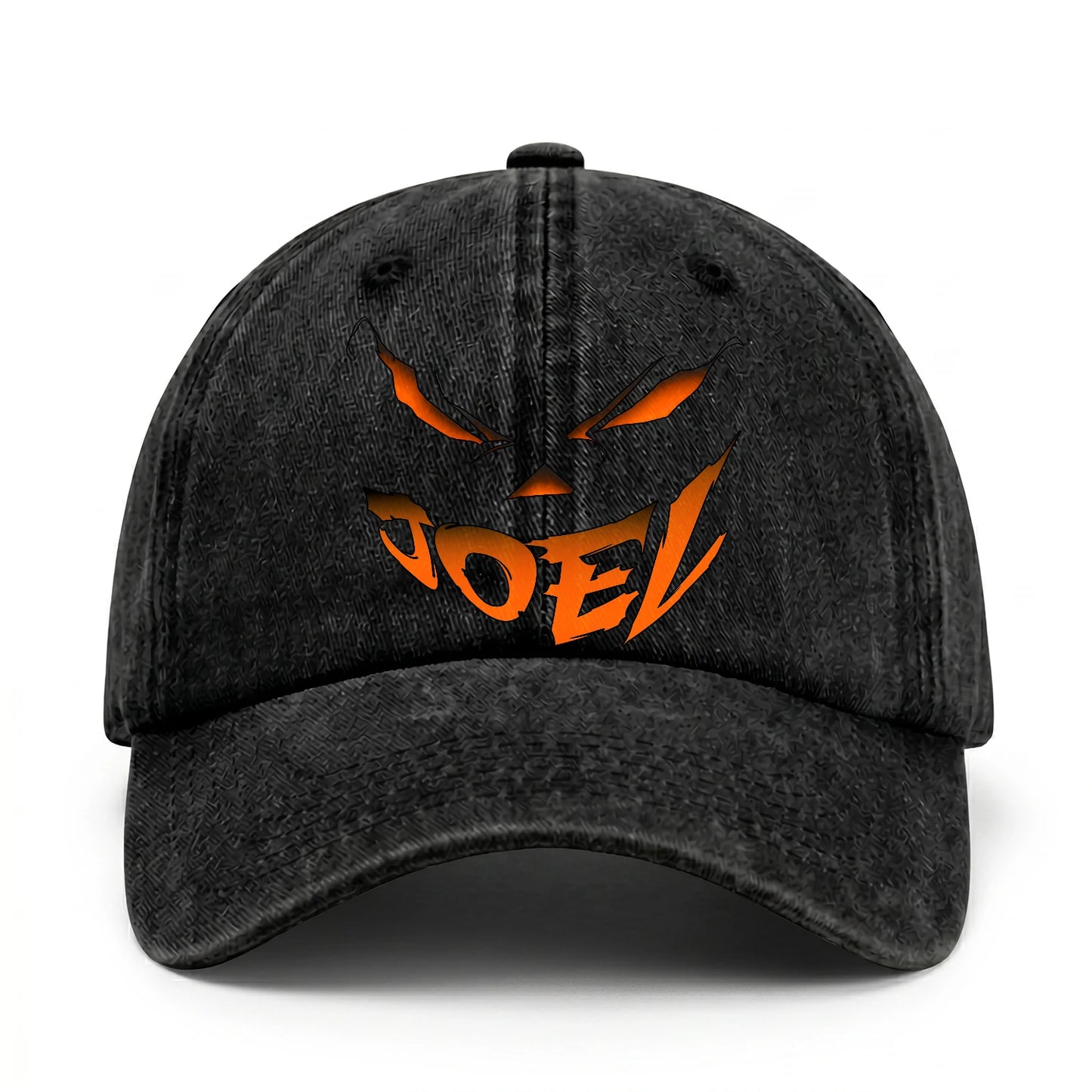 Stay Hungry Pumpkin Chasing Ghosts Funny Washed Cap JOEL 13K1 C101PF