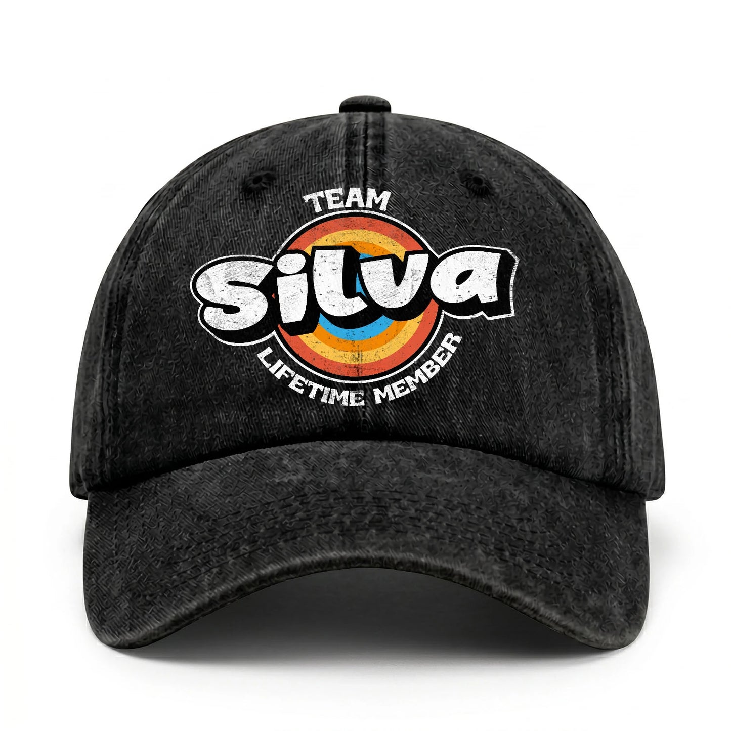 Team Your Name Lifetime Member Logo Cap SILVA 13K1 C66PF
