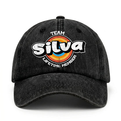Team Your Name Lifetime Member Logo Cap SILVA 13K1 C66PF