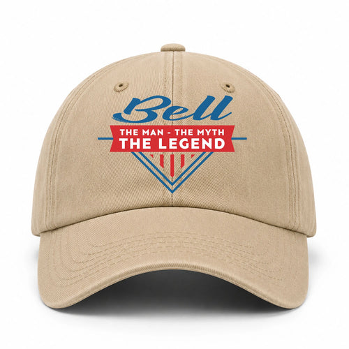 The Man The Myth The Legend Logo Washed Cap BELL 13K1 C37PF