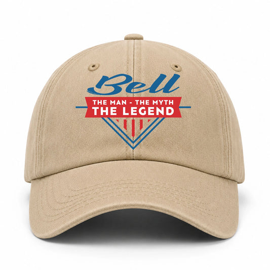 The Man The Myth The Legend Logo Washed Cap BELL 13K1 C37PF