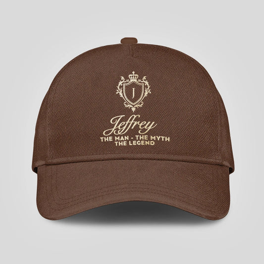 The Man The Myth The Legend Golden Brown Cap JEFFREY 13K1 C142PF