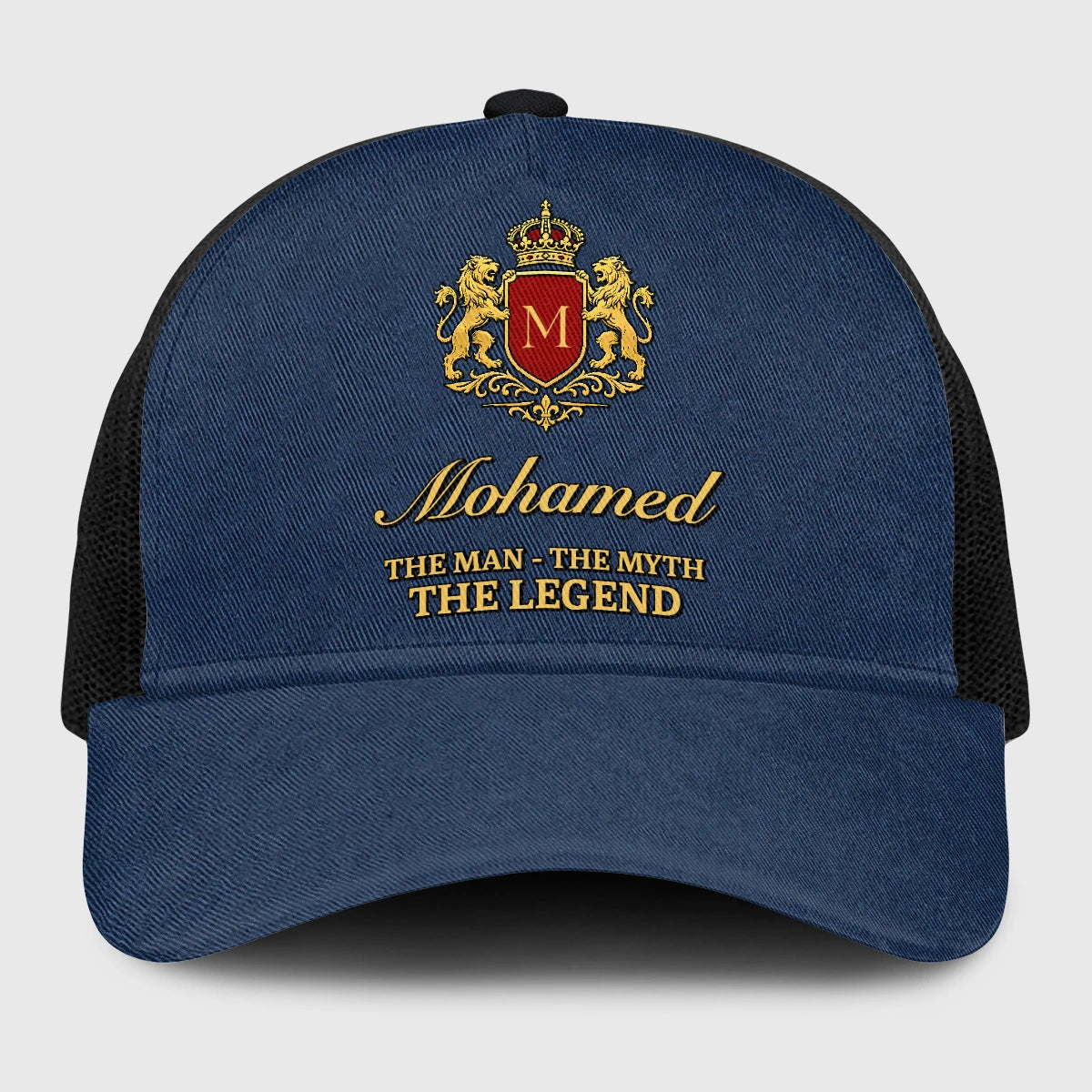 The Man The Myth The Legend Royal Blue Mesh Cap MOHAMED 13K1 C187PF