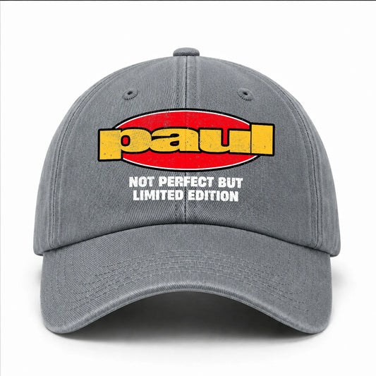 Your Name Not Perfect But Limited Edition Red Logo Washed Cap PAUL 13K1 C84PF