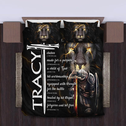 TRACY Limited Edition Personalized Bedding Set 13K1-BS1