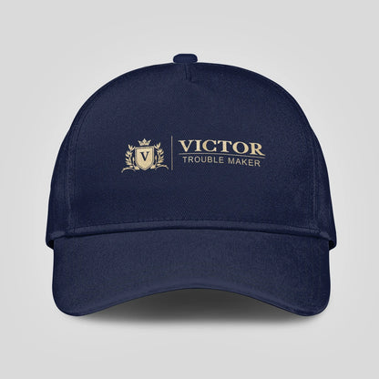 Trouble Maker Luxury Brand Navy Cap VICTOR 13K1 C156PF