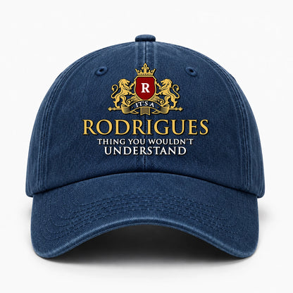 It's A Your Name Thing You Wouldn't Understand Royal Blue Washed Cap RODRIGUES 13K1 C184PF