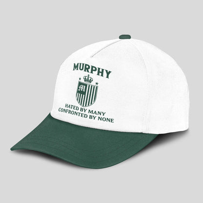 Hated By Many Confronted By None Luxury Logo Cap MURPHY 13K1 C41PF