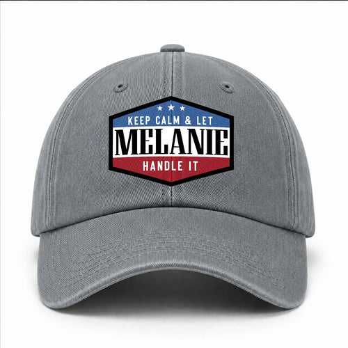 Keep Calm & Let Your Name Handle It Washed Cap MELANIE 13K1 C87PF