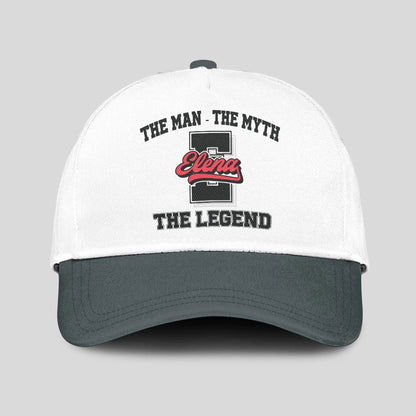 The Man The Myth The Legend Custom Initial Letter And Name Cap ELENA 13K1 C38PF