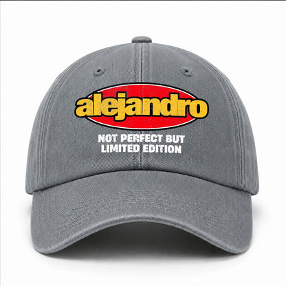 Your Name Not Perfect But Limited Edition Red Logo Washed Cap ALEJANDRO 13K1 C84PF