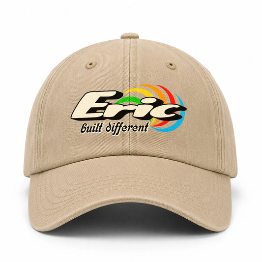 Your Name Built Different Retro Washed Cap ERIC 13K1 C55PF