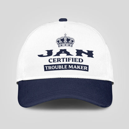 Certified Your Name Trouble Maker Washed Cap JAN 13K1 C148PF