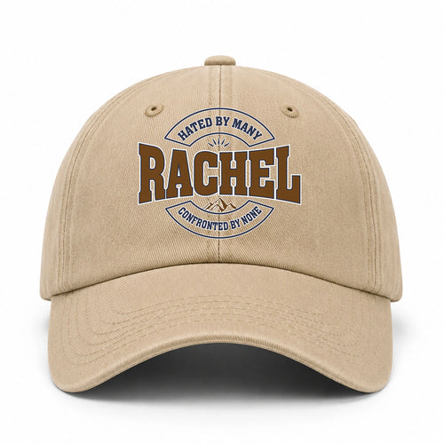 Hated By Many Confronted By None Washed Cap RACHEL 13K1 C36PF