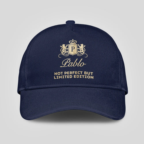 Not Perfect But Limited Edition Crest Logo Navy Cap PABLO 13K1 C160PF