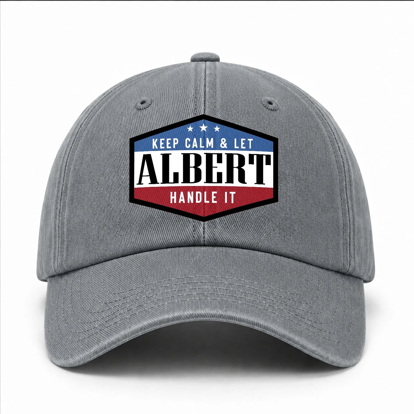 Keep Calm & Let Your Name Handle It Washed Cap ALBERT 13K1 C87PF