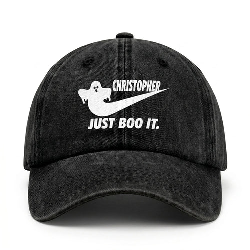 Just Boo It Halloween Washed Cap CHRISTOPHER 13K1 C83PF